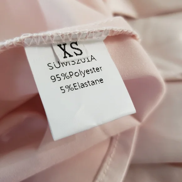 Draped Neck Spaghetti Strap Asymmetrical Satin Slip Dress - Picture 9 of 10